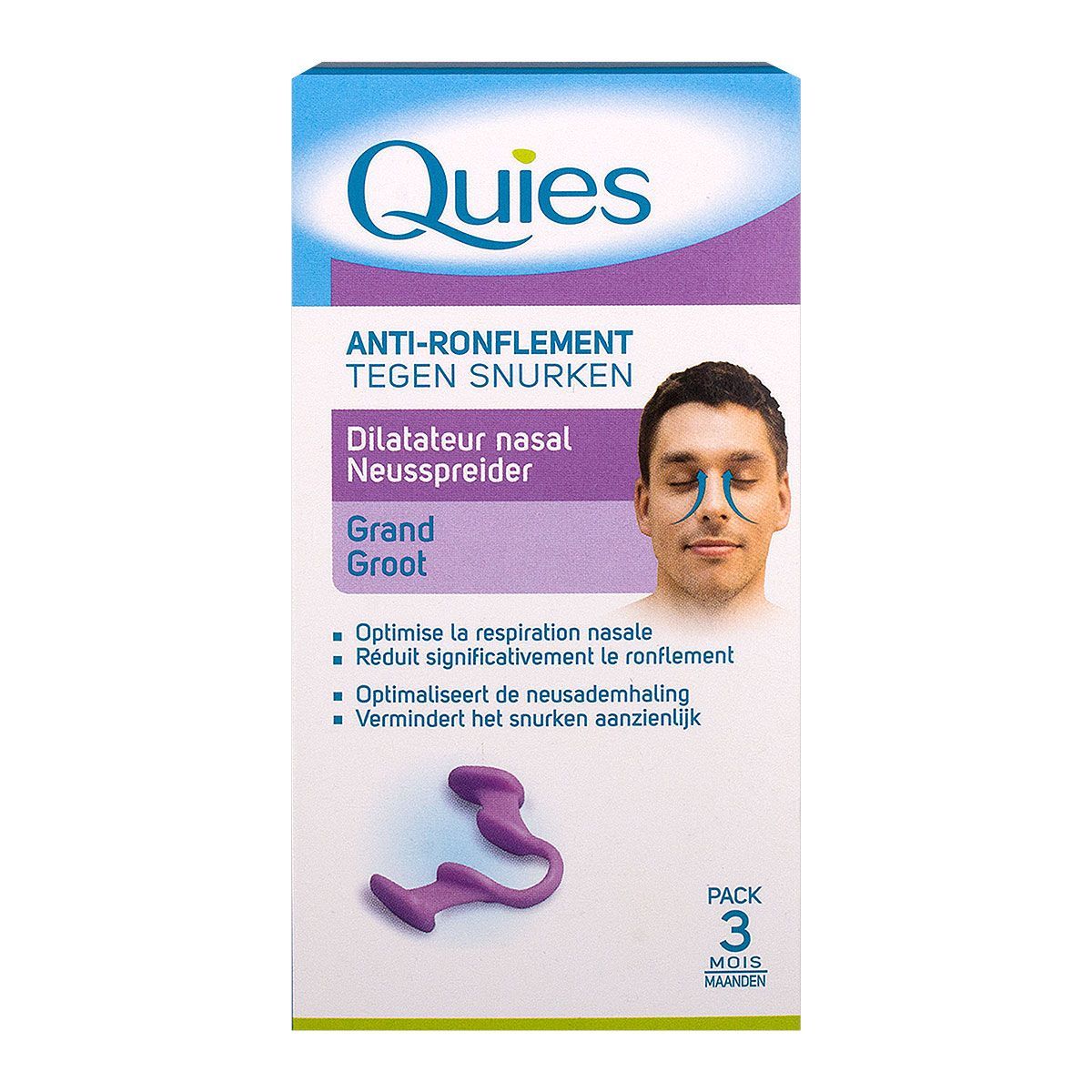 Cône Nasal Anti-ronflement - Dilatateur En Silicone Transparent - Fabriqué Au Japon - Neuf Sous Emballage