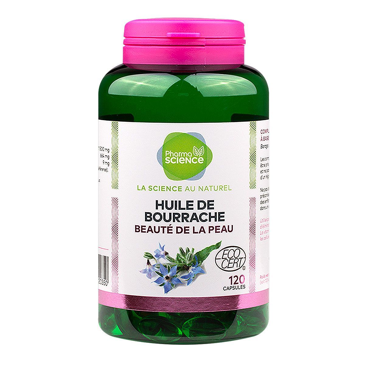 Huile De Bourrache 500mg - 360 Gélules SimplySupplements - Cure 1 An - Fabriqué Au Royaume-Uni
