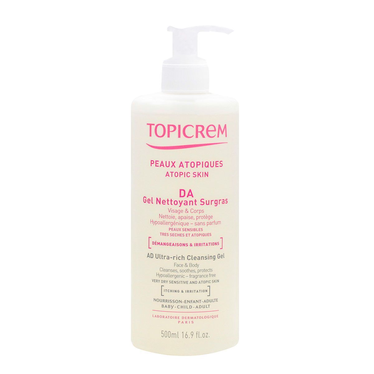 Gel Nettoyant Visage Et Corps Healpsorin Hermz - 500 Ml - Neuf