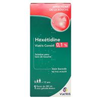 Hexétidine 0,1% bain de bouche 200ml