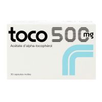 Toco 500mg 30 capsules molles