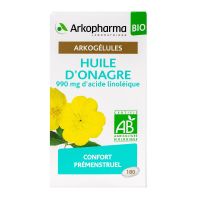 Arkogélules huile d'onagre bio 180 gélules