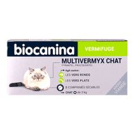 Multivermyx vermifuge chat 2 comprimés