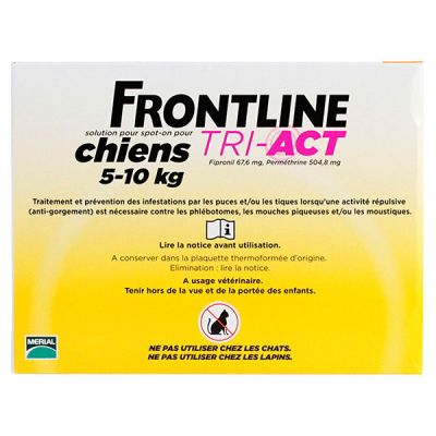 Frontline Spot-On Chien S 2 à 10 kg - 4 x 0.67 ml - Pharmacie en