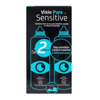 Visio Pure Sensitive solution lentilles 2x360ml