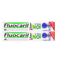 Junior 6-12 ans dentifrice gel Bubble 2x75ml