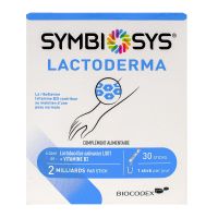 Symbiosys Lactoderma complément alimentaire 30 sticks