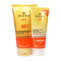 Sun lait délicieux haute protection visage corps SPF30 150ml + shampooing offert