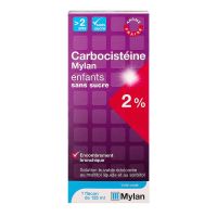 Carbocistéine 2% enfants sans sucre