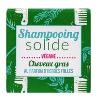 Shampooing solide cheveux gras au parfum d'herbe folles 55g