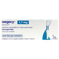 Wegovy solution injectable en stylo pré-rempli 1,7mg