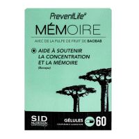 Preventlife mémoire 60 gélules