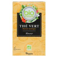 Infusion thé vert savoir exotique bio 20 sachets