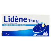 Lidène doxylamine 15mg 10 comprimés