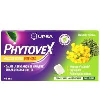 Phytovex maux de gorge intenses 20 pastilles