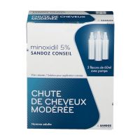 Minoxidil Conseil 5% 3 flacons x 60ml