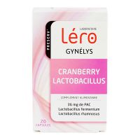 Gynélys Cranberry 20 capsules