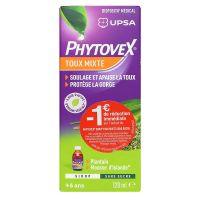 Phytovex toux mixte sirop sans sucre 120ml