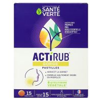 Actirub gorges 15 pastilles