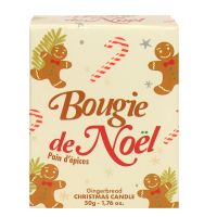 Bougie de Noël pain d'épices 50g