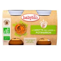 Petit pot légumes carotte & potimarron 2x130g