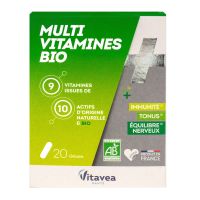 Multi Vitamines stress bio 20 gélules