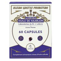 Huile de Haarlem la véritable l'original 60 capsules