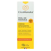 Miel de Manuka IAA15+ crème apaisante bio peau sensible 75ml