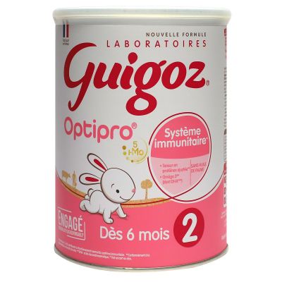 Guigoz Optipro Lait 2ème âge - Alimentation bébé 6 mois à 1 an