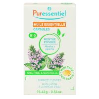 Huile essentielle Menthe poivrée bio 60 capsules