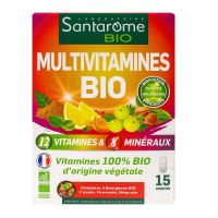 Multivitamines bio 100% végétale 15 comprimés