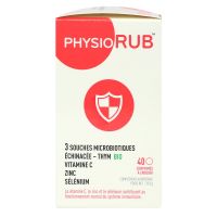PhysioRub 3 souches microbiotiques 60 comprimés