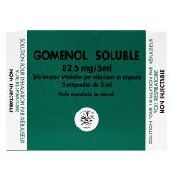 Gomenol soluble 82.5mg/5ml 5 ampoules