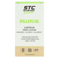 Killercal capteur triple action graisses sucres calories 90 gélules