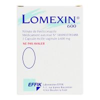 Lomexin 600mg 1 capsule molle