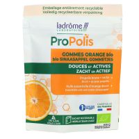 Propolis gommes douces et réconfortantes orange bio 45g