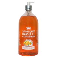 Savon liquide de Marseille 1L - Fleur d'oranger