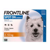 Spot On chien 2-10kg 4 pipettes