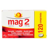 Mag 2 Magnésium 120 comprimés