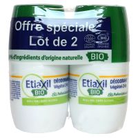 Déodorant roll-on anti-transpirant végétal 48h lotus bio 2x50ml