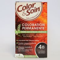 Color & Soin coloration permanente - 4B châtain brownie