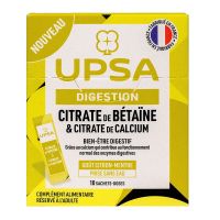 Digestion Citrate de bétaïne et citrate de calcium 10 sachets