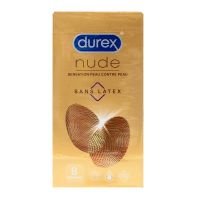 Nude 8 préservatifs lubrifiés sans latex 56mm