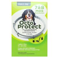 Octo Protect 7-8 mois 1 collier 70cm pour chiens +8kg
