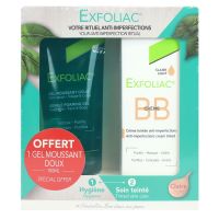 Exfoliac BB crème 30ml + gel moussant 100ml offert