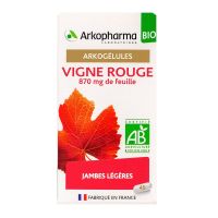 Arkogélules vigne rouge bio jambres légères 45 gélules