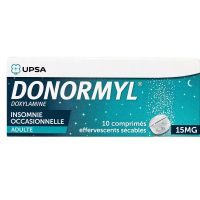 Donormyl 15mg 10 comprimés effervescents