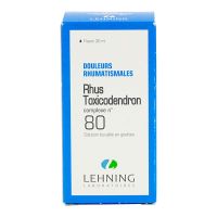 Rhus Toxicodendron complexe n°80 solution buvable 30ml