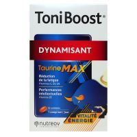 ToniBoost dynamisant Taurine Max réduction de la fatigue 30 comprimés