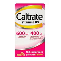 Caltrate vitamine D3 180 comprimés